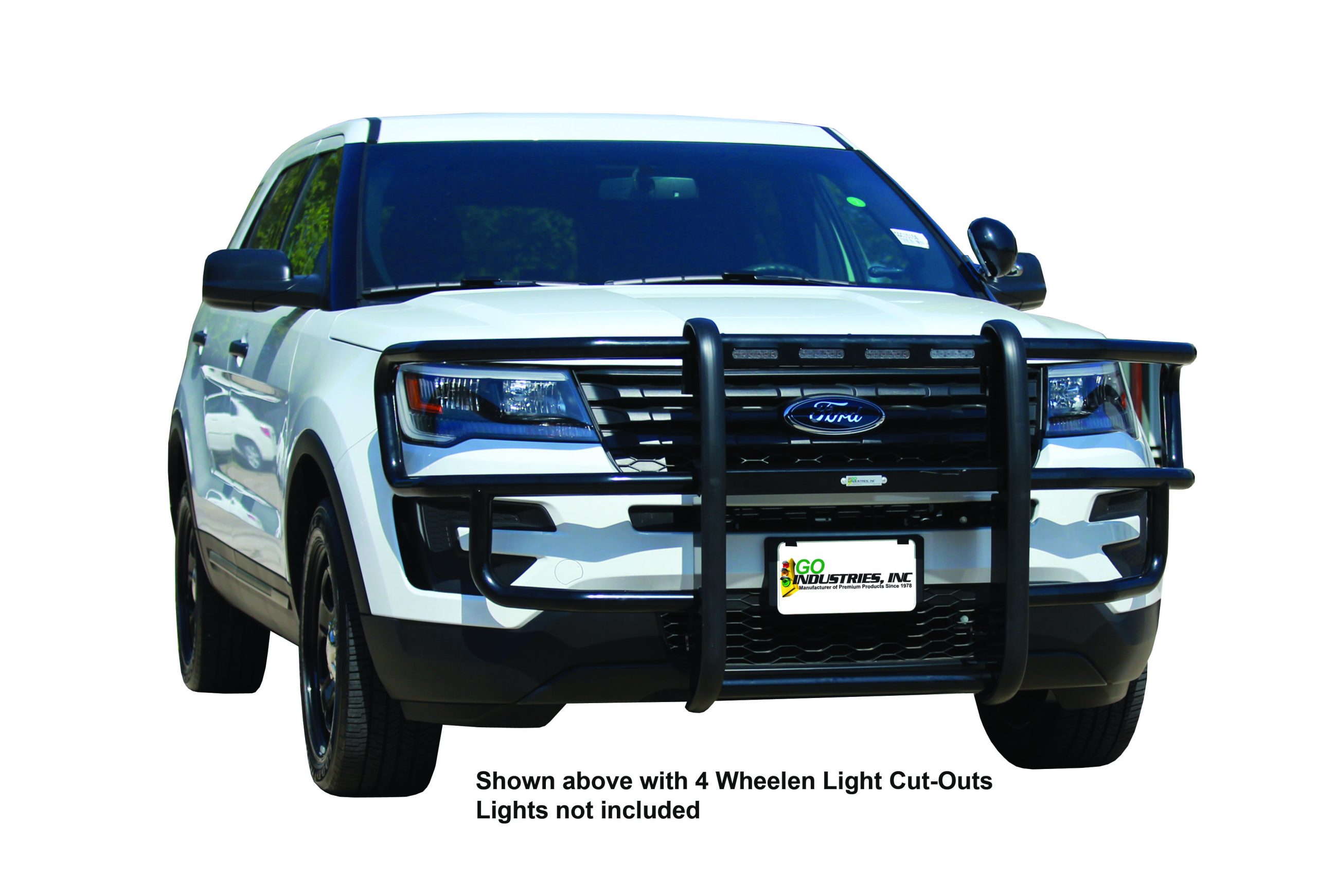 39025 Push Bumper Full Wrap Will Fit EcoBoost Models Black Law Enforcement