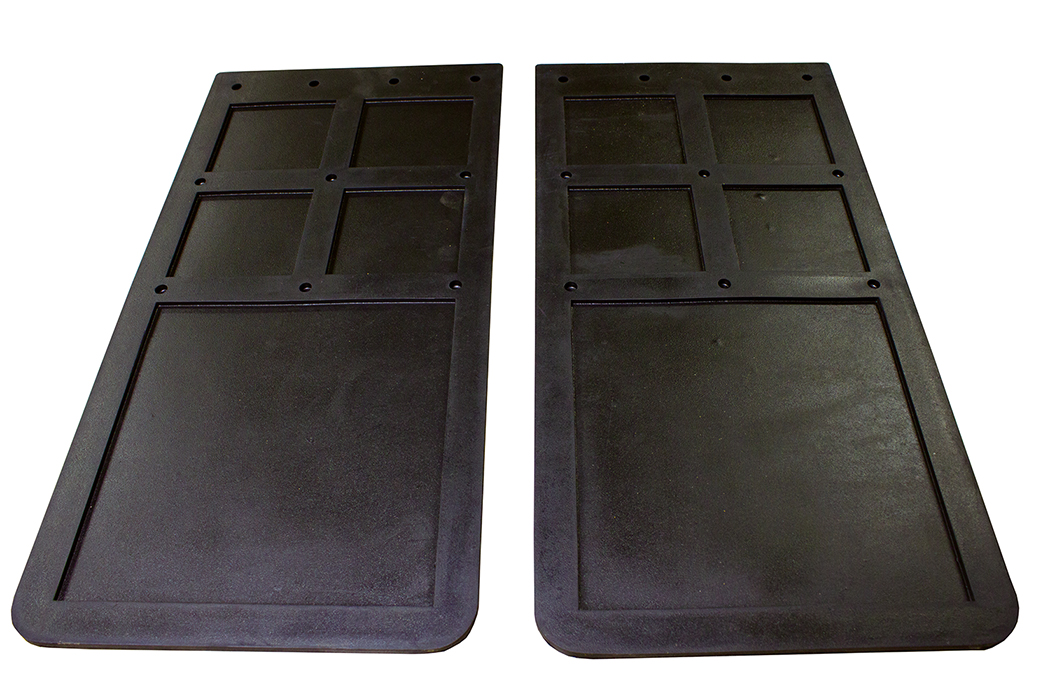 722 - Single Wheel Flaps with bolt kit - Measures 12" x 24" 4 truck accessories, go industriies