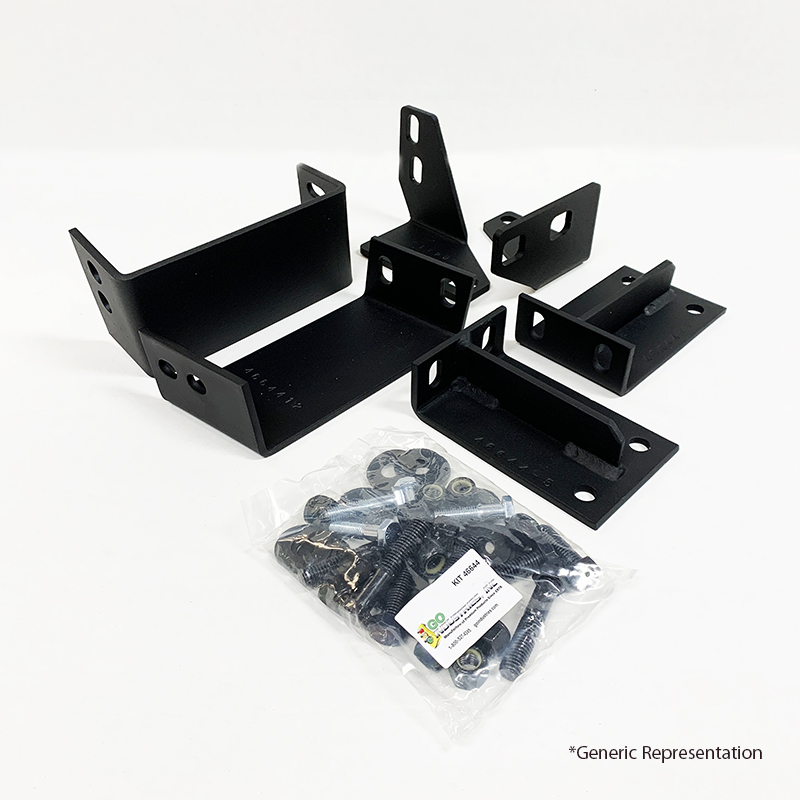 46650BBKIT - Replacement Bracket Kit for 46650/44650 3 truck accessories, grille guards, go industries