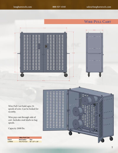 Wire Pull Cart LHR840